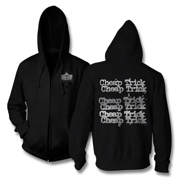 Badge Zip Up Hoodie