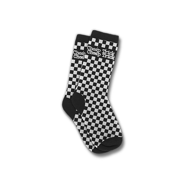 Checkered Logo Socks
